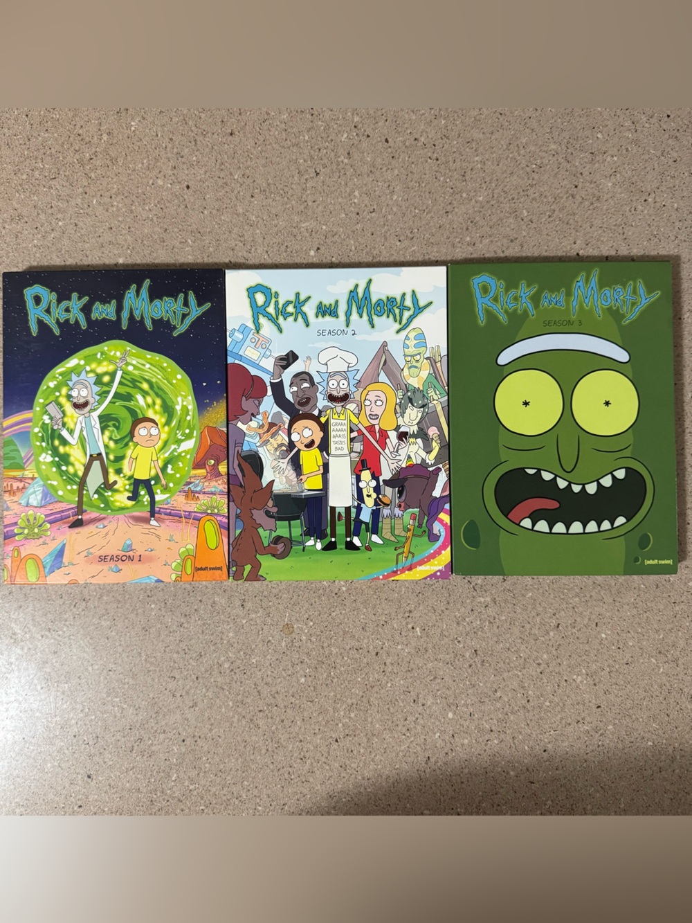 Rick and Morty Seasons 1-3 DVDS